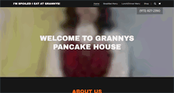 Desktop Screenshot of grannyspancakehouseandgrill.com